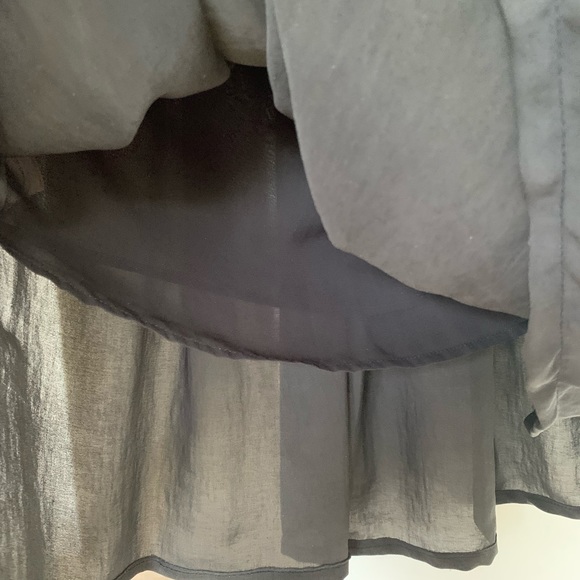 MANGO size S dark grey skirt. With side pockets. - Picture 6 of 7